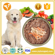 Fabricante de alimentos para animais com sabor a carne / frango com conservas de alimentos para cães molhados